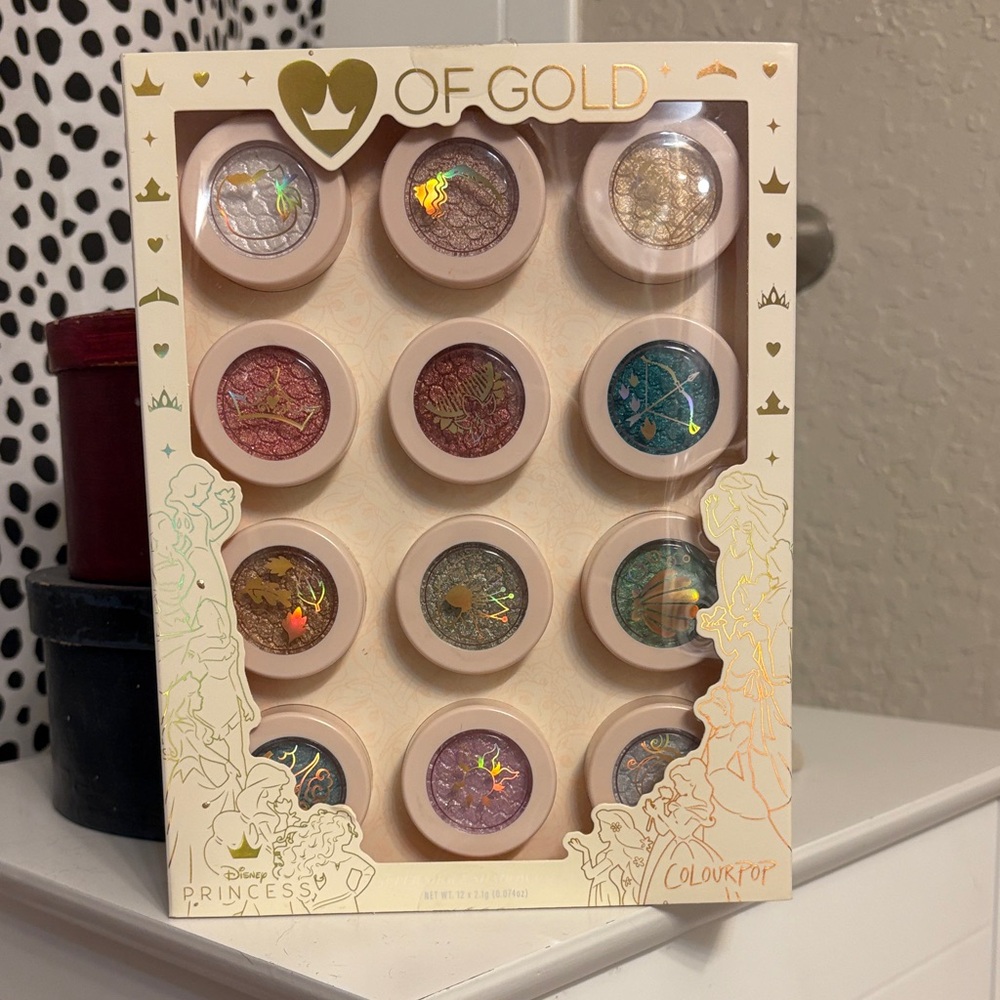 ColourPop Disney Princess 'Heart of Gold' Eyeshadow Collection